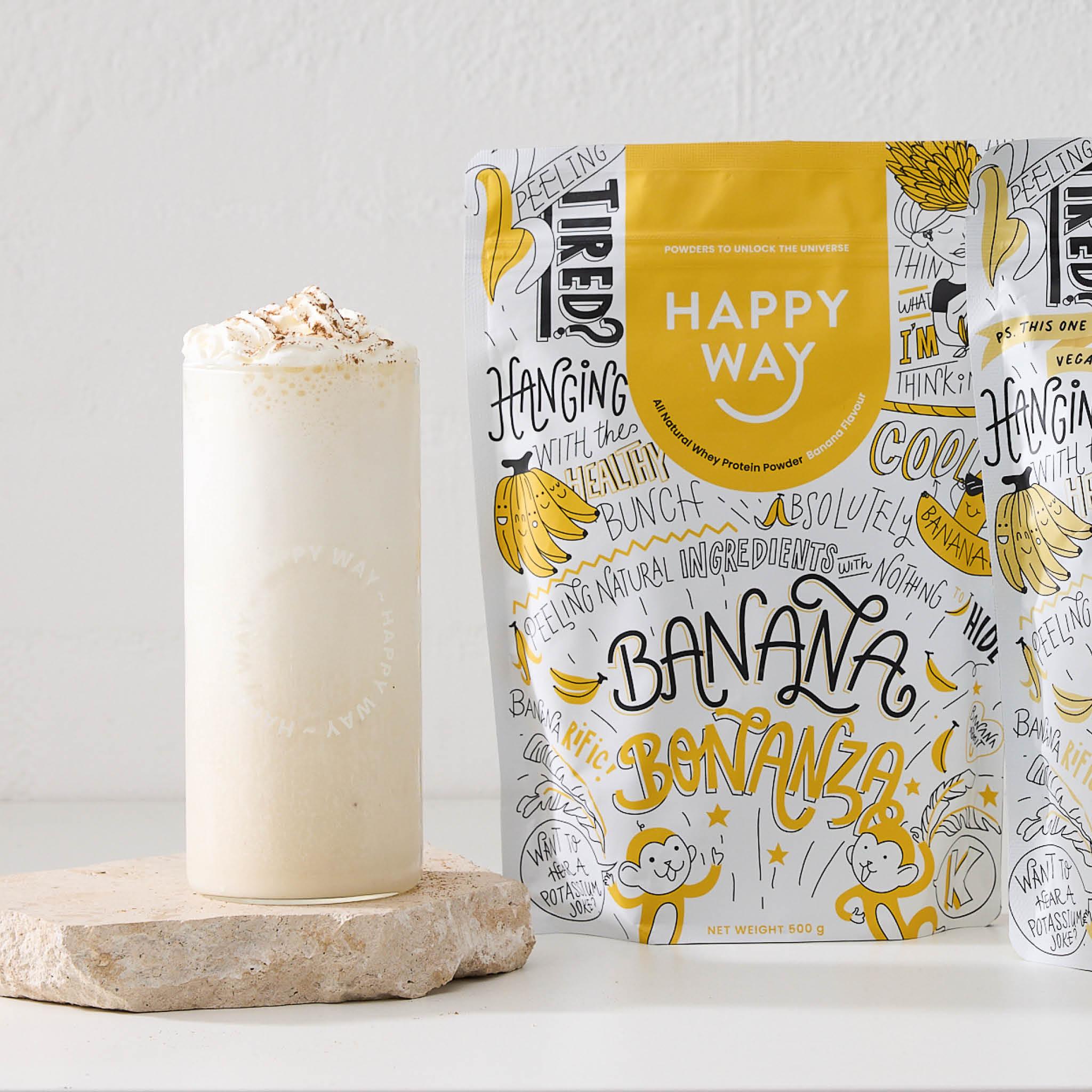 Banana Bonanza Whey Protein Powder 500g - Image 3