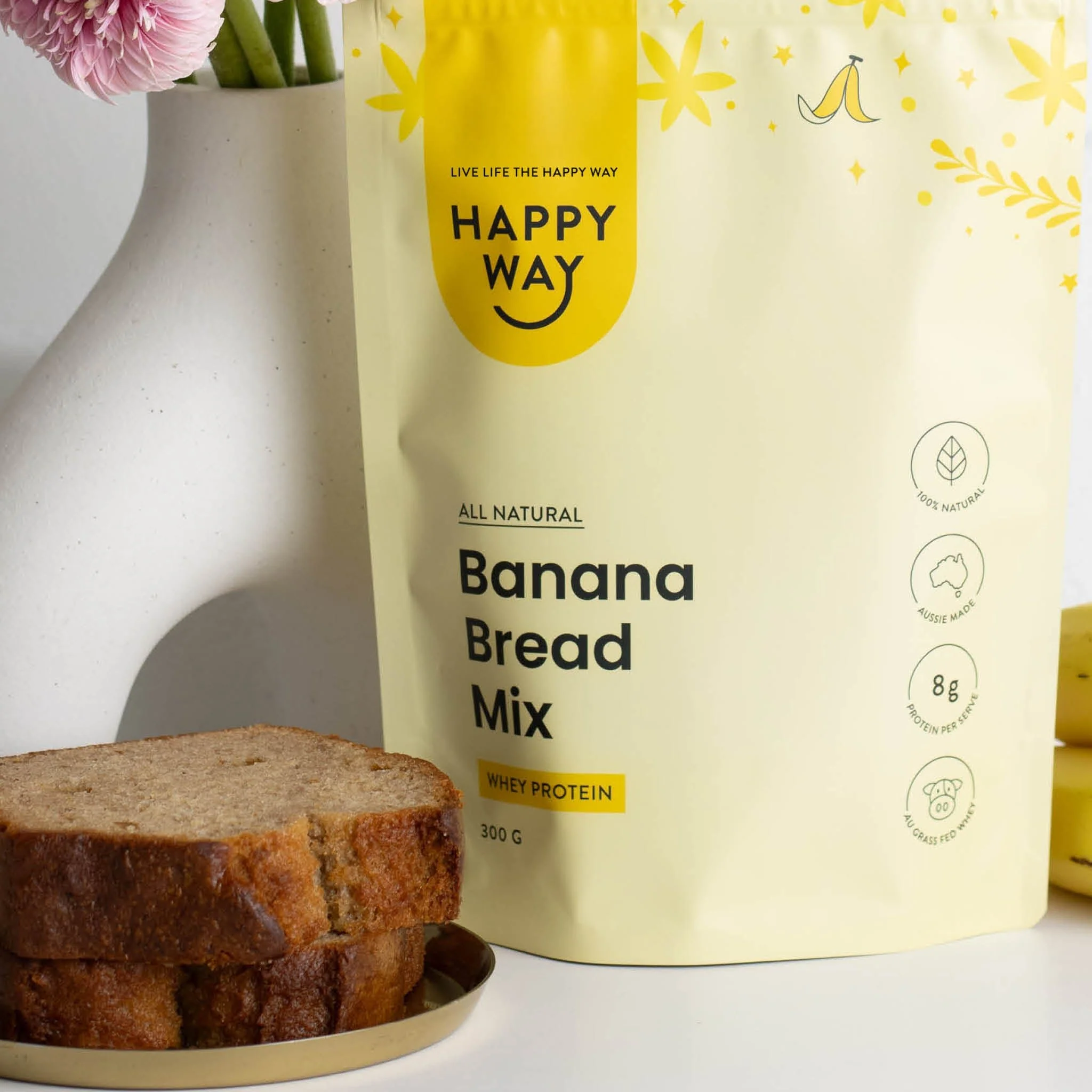 Banana Bread Protein Mix 300g - Image 3