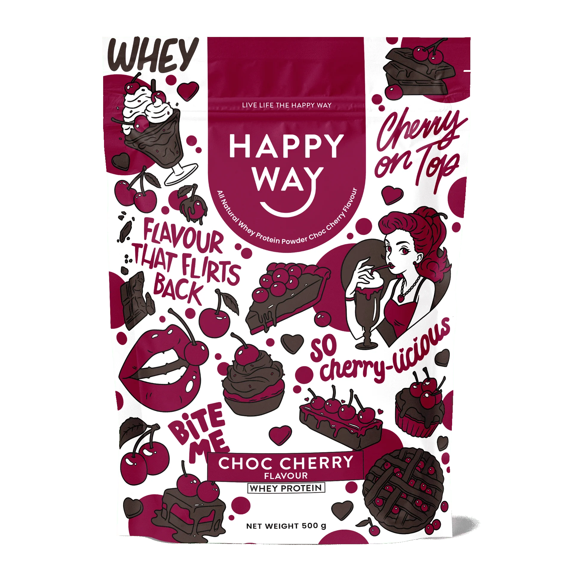 Choc Cherry Vegan Protein Powder 500g - Image 6