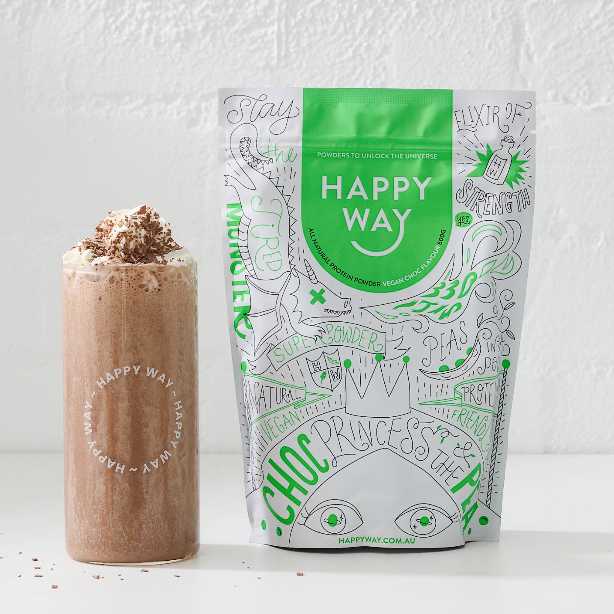 Choc Pea Princess Vegan Protein Powder - Image 4