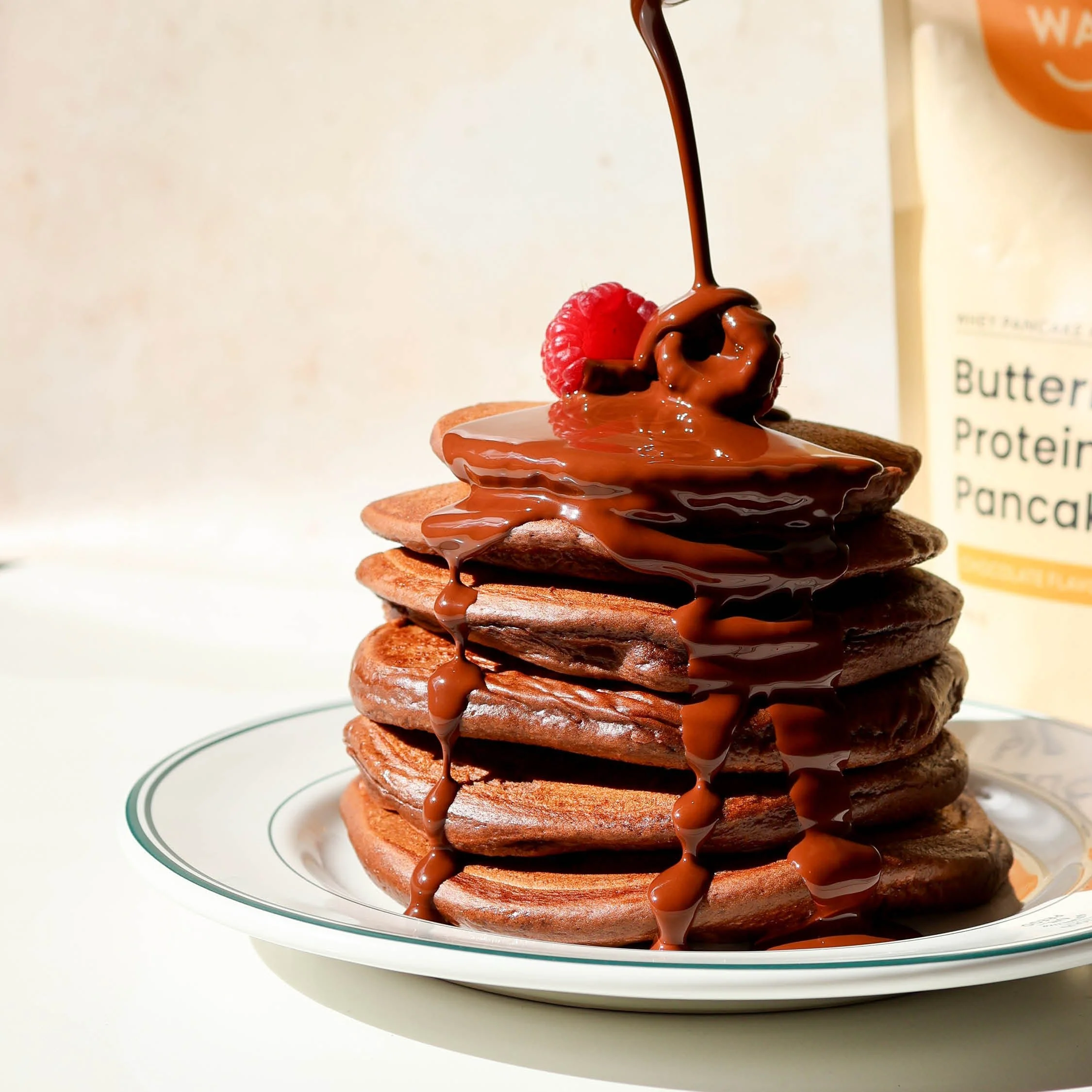 Chocolate Buttermilk Protein Pancake - Image 3