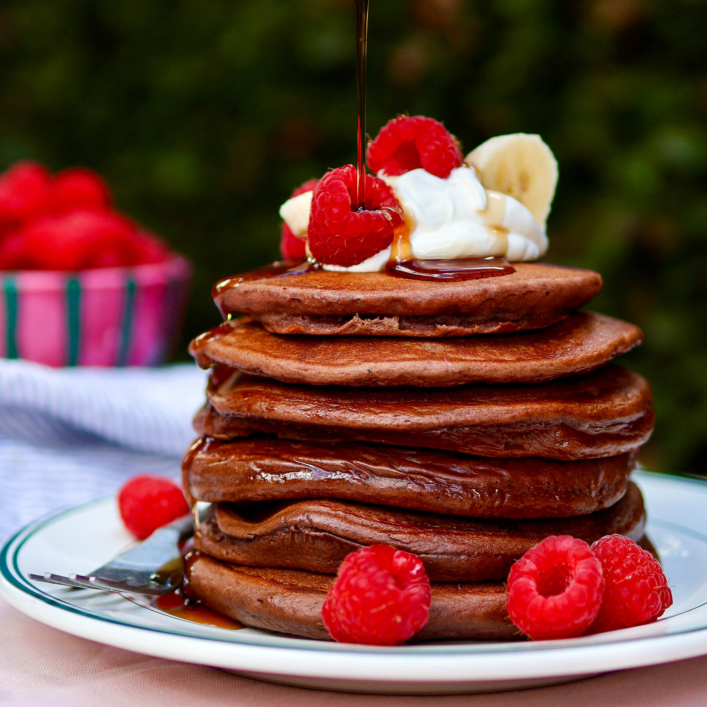 Chocolate Buttermilk Protein Pancake - Image 4