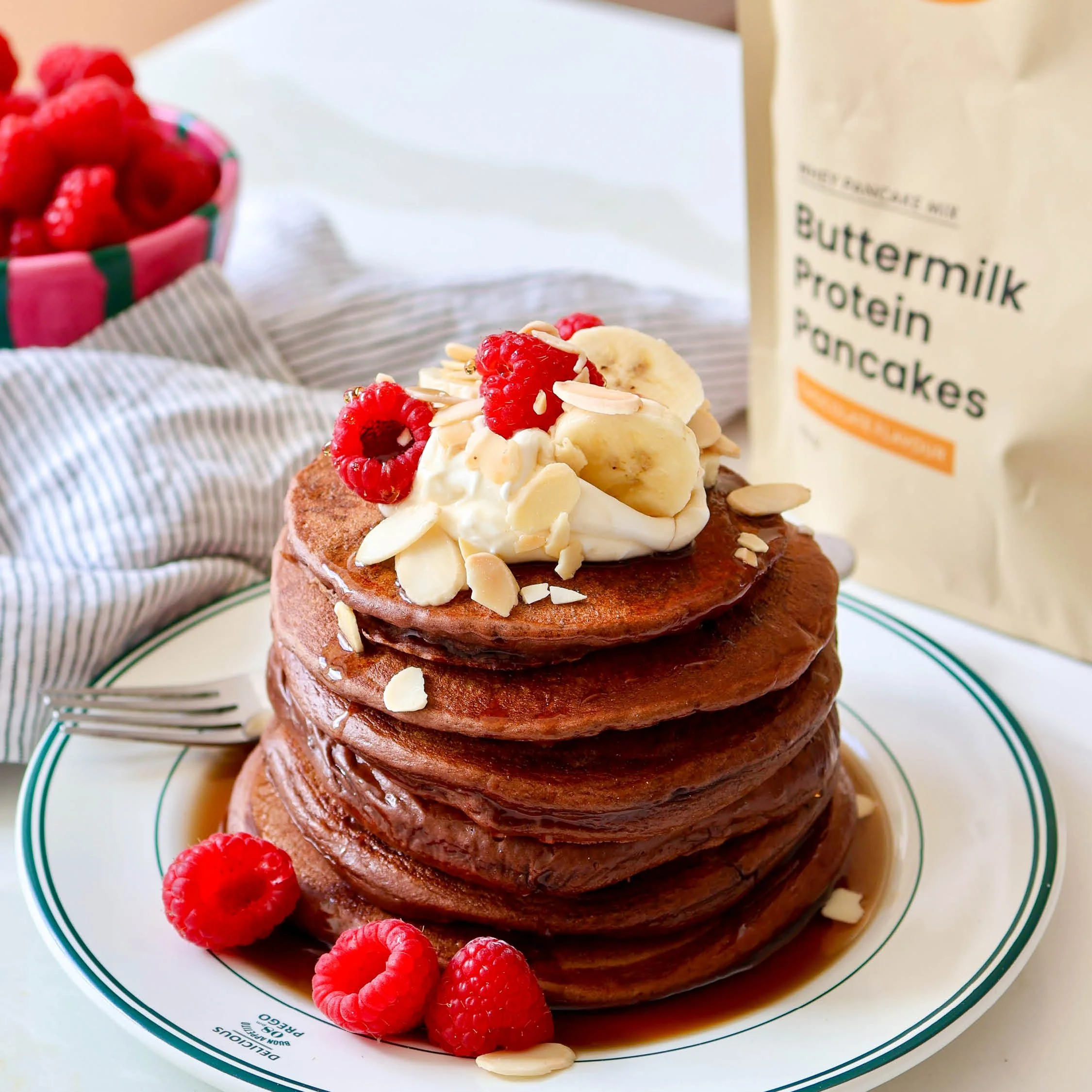 Chocolate Buttermilk Protein Pancake - Image 5