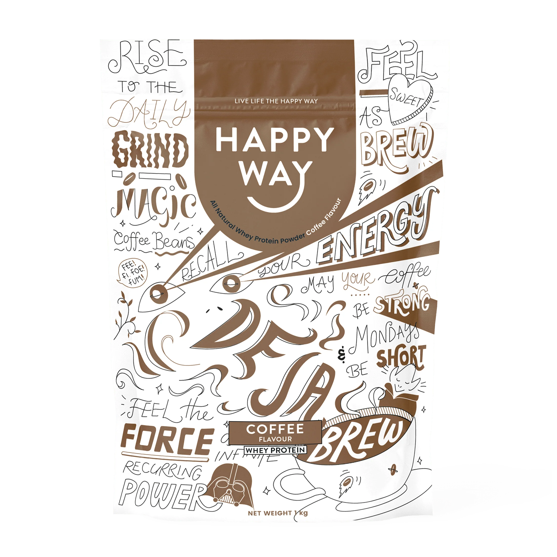 Deja Brew Coffee Whey Protein Powder 500g - Image 6
