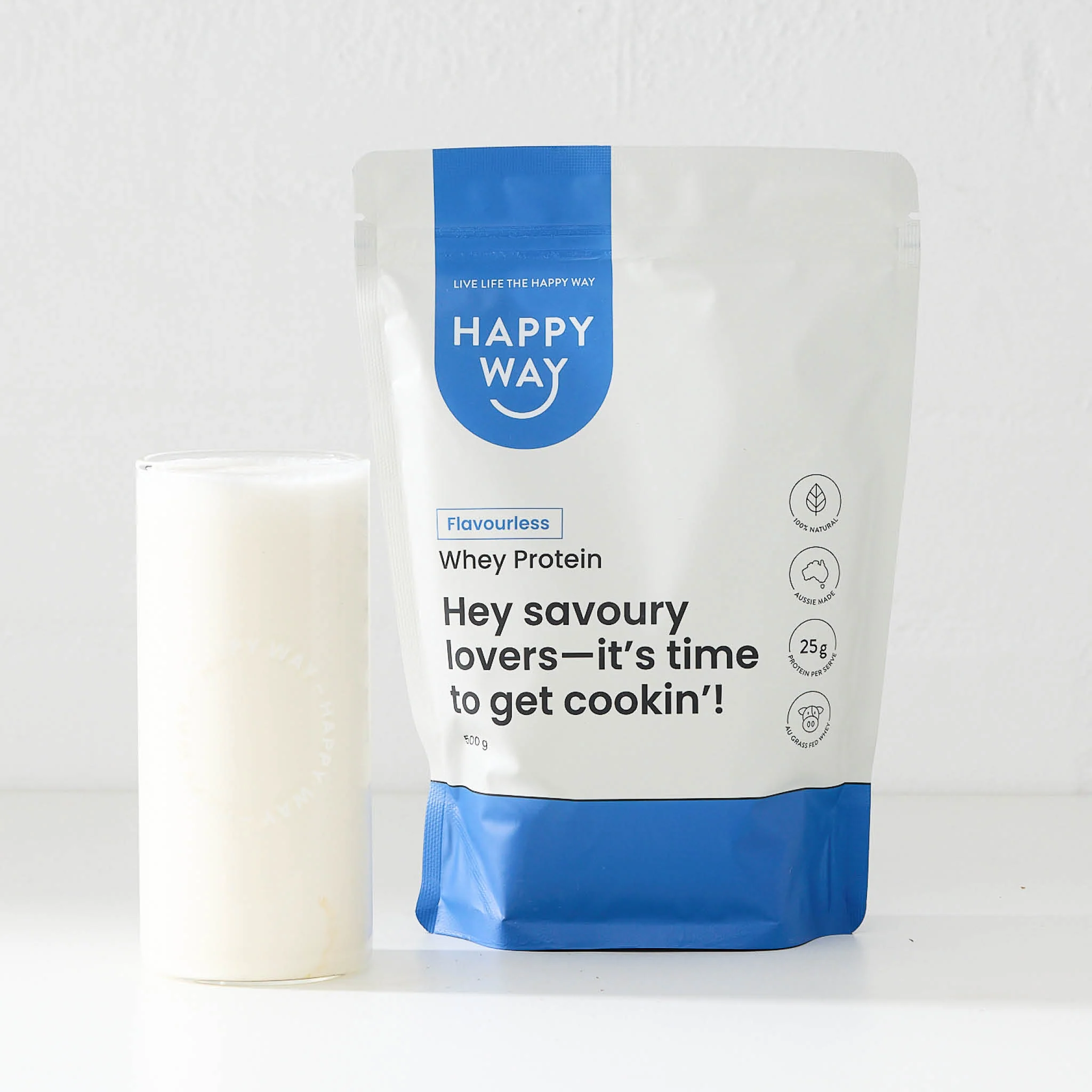 Flavourless Whey Protein Powder 500g - Image 3