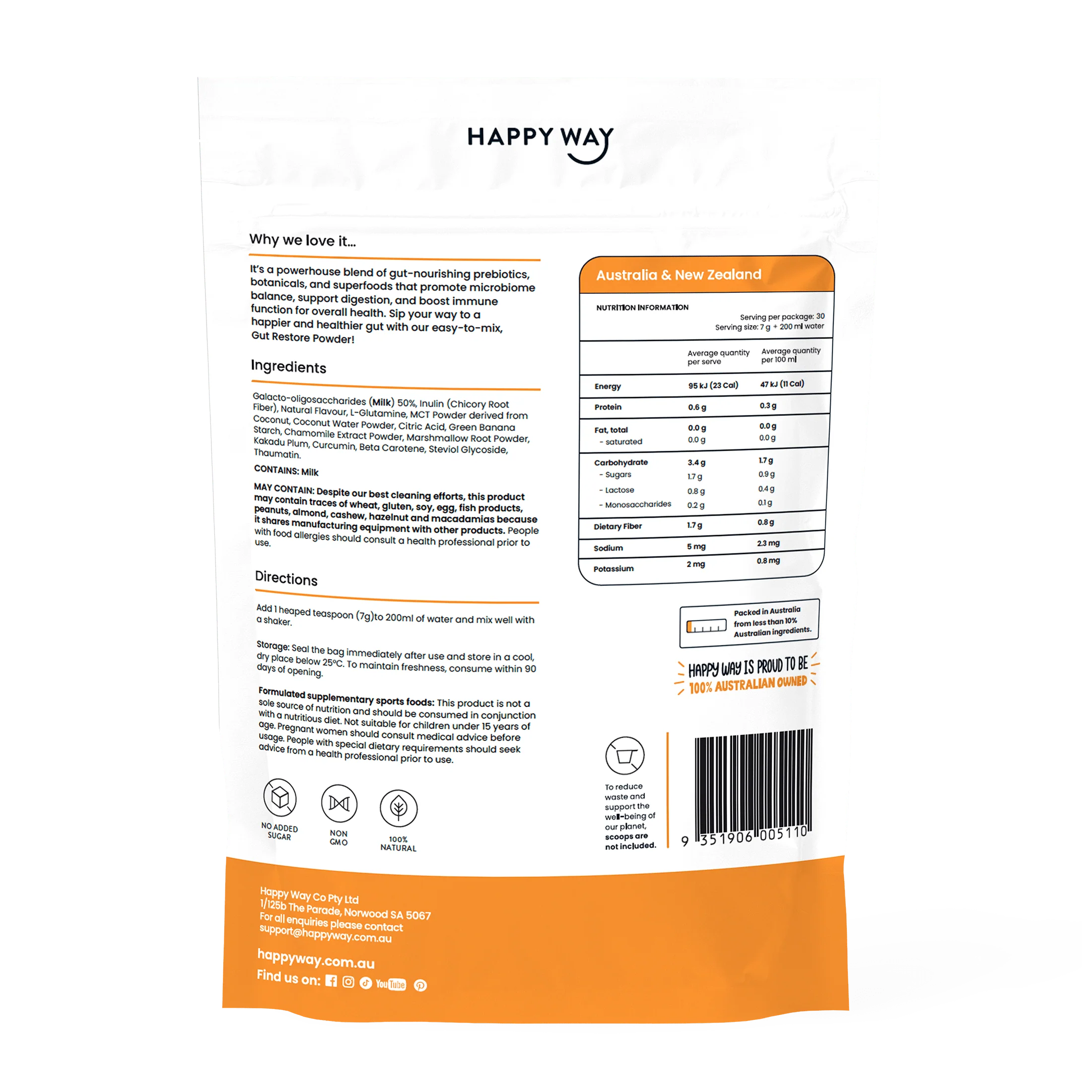 Gut Restore Tropical Powder 210g - Image 5