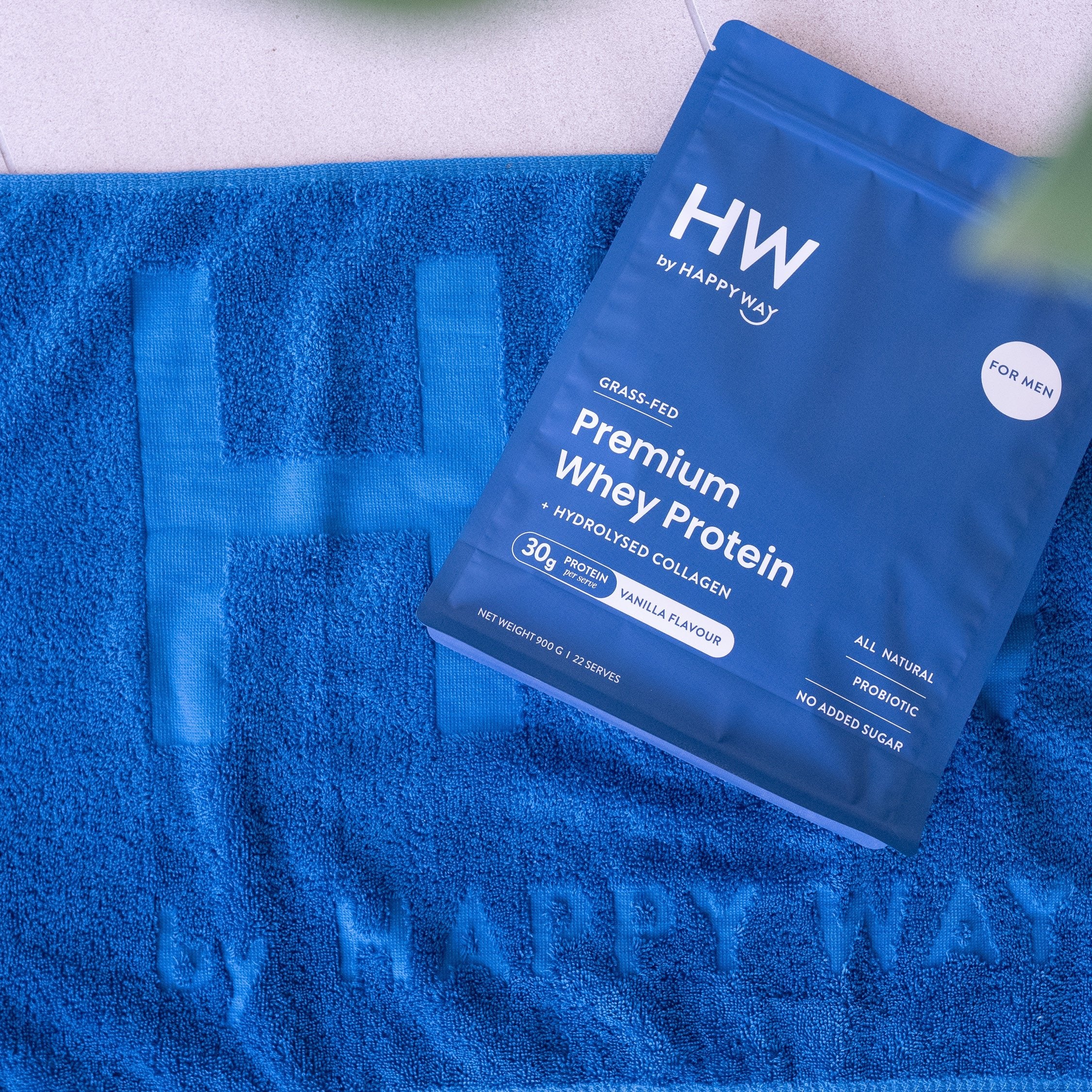 HW Navy Towel - Image 6
