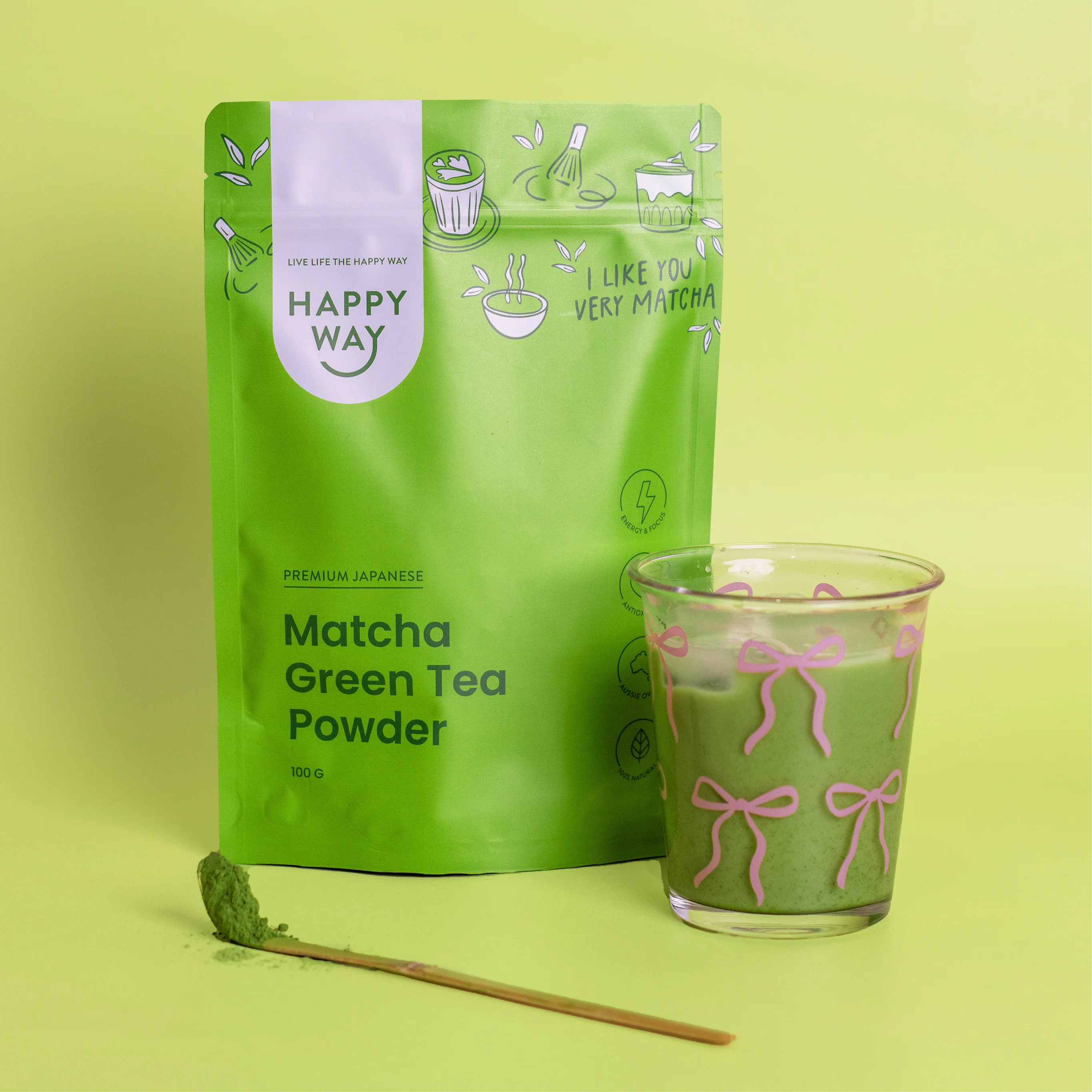 Matcha Green Tea Powder 100g - Image 4