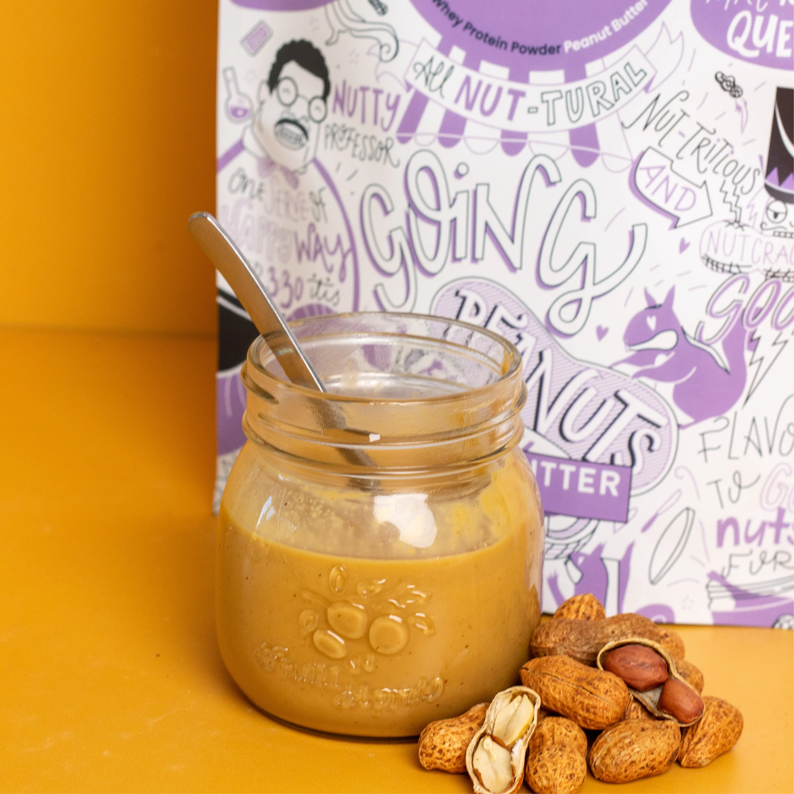 Peanut Butter Whey Protein Powder 500g - Image 3