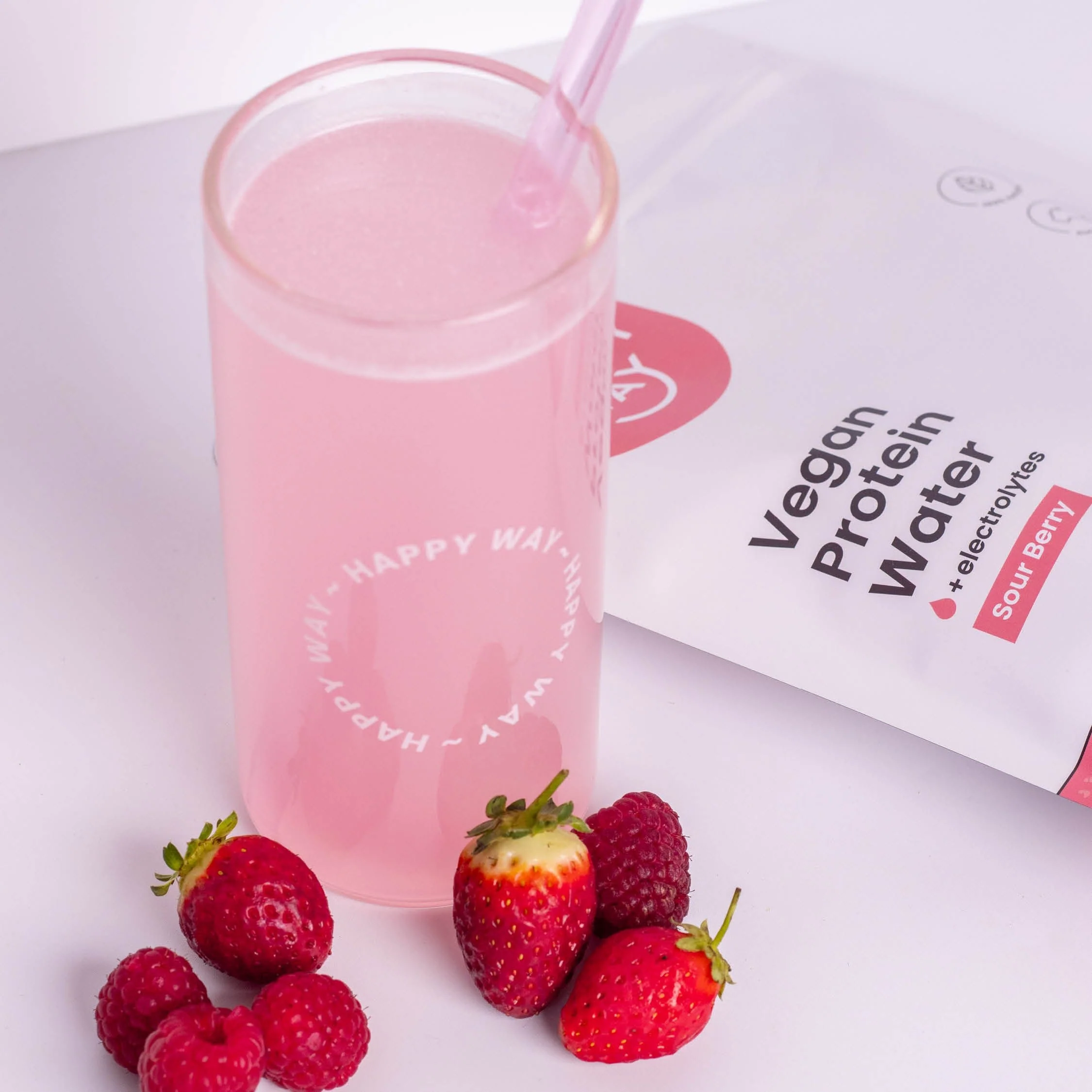 Sour Berry Vegan Protein Water Powder 420g - Image 4