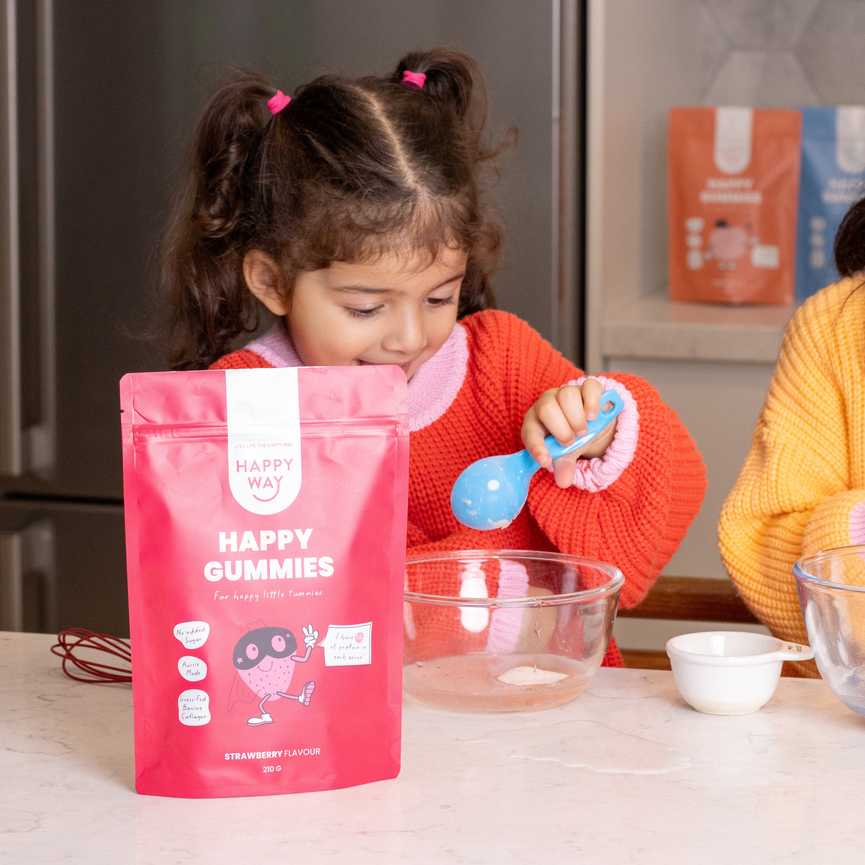 Strawberry Flavour Happy Gummies Mix 210g - Image 5