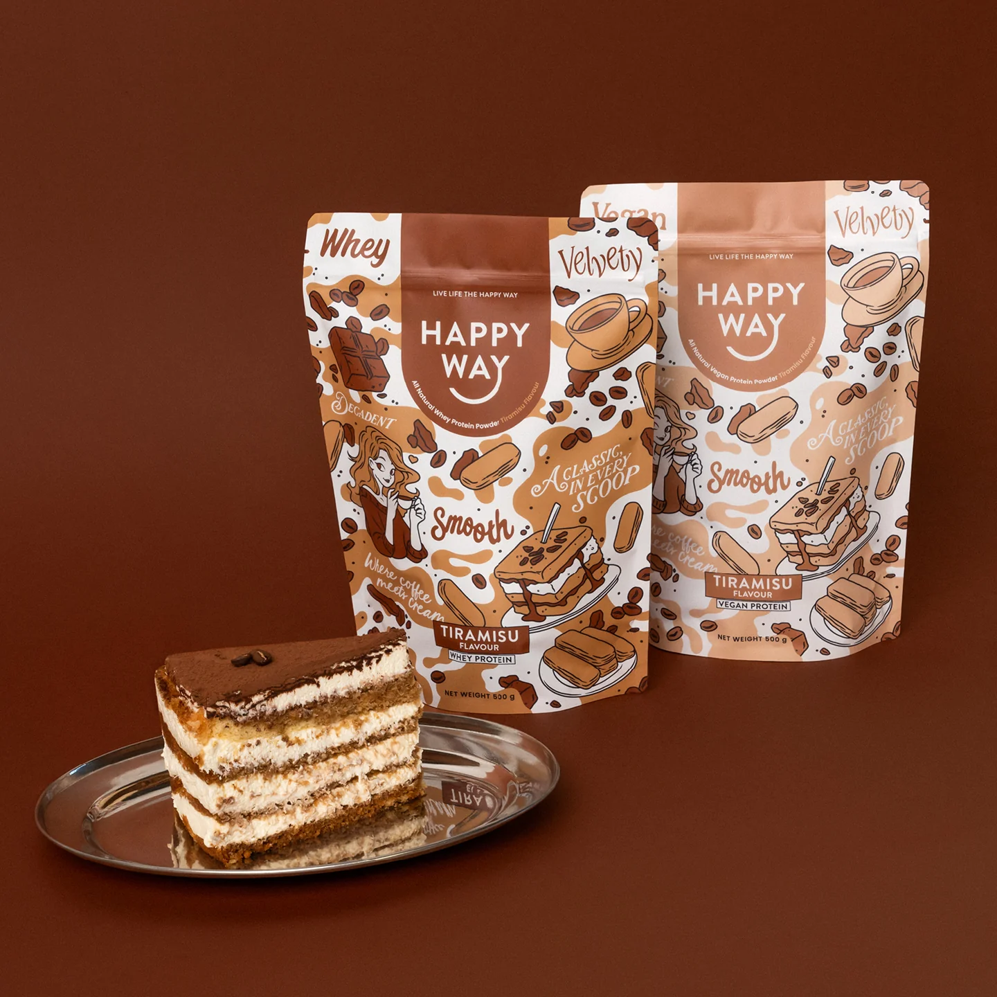 Tiramisu Vegan Protein Powder 500g - Image 5