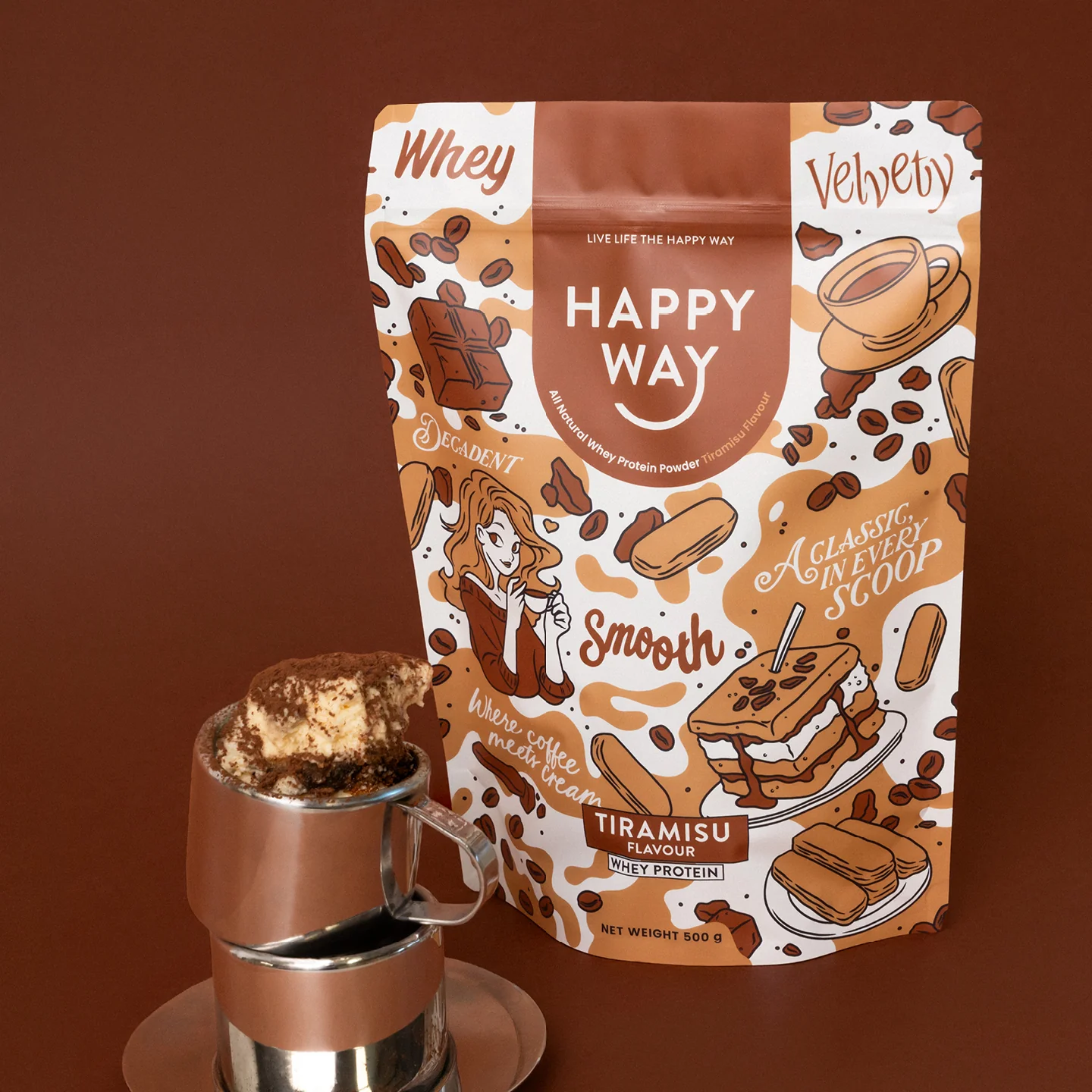 Tiramisu Whey Protein Powder 500g - Image 3
