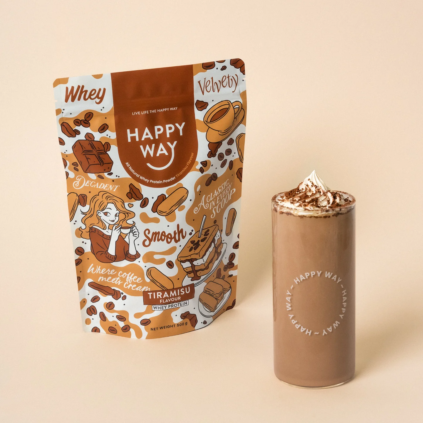Tiramisu Whey Protein Powder 500g - Image 4