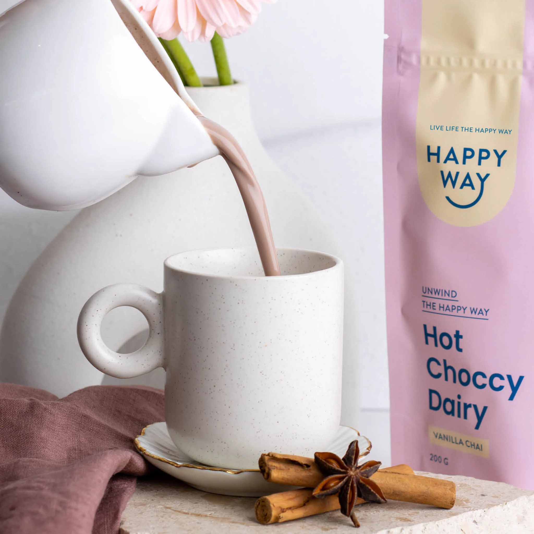 Vanilla Chai Hot Choccy Dairy 200g - Image 5