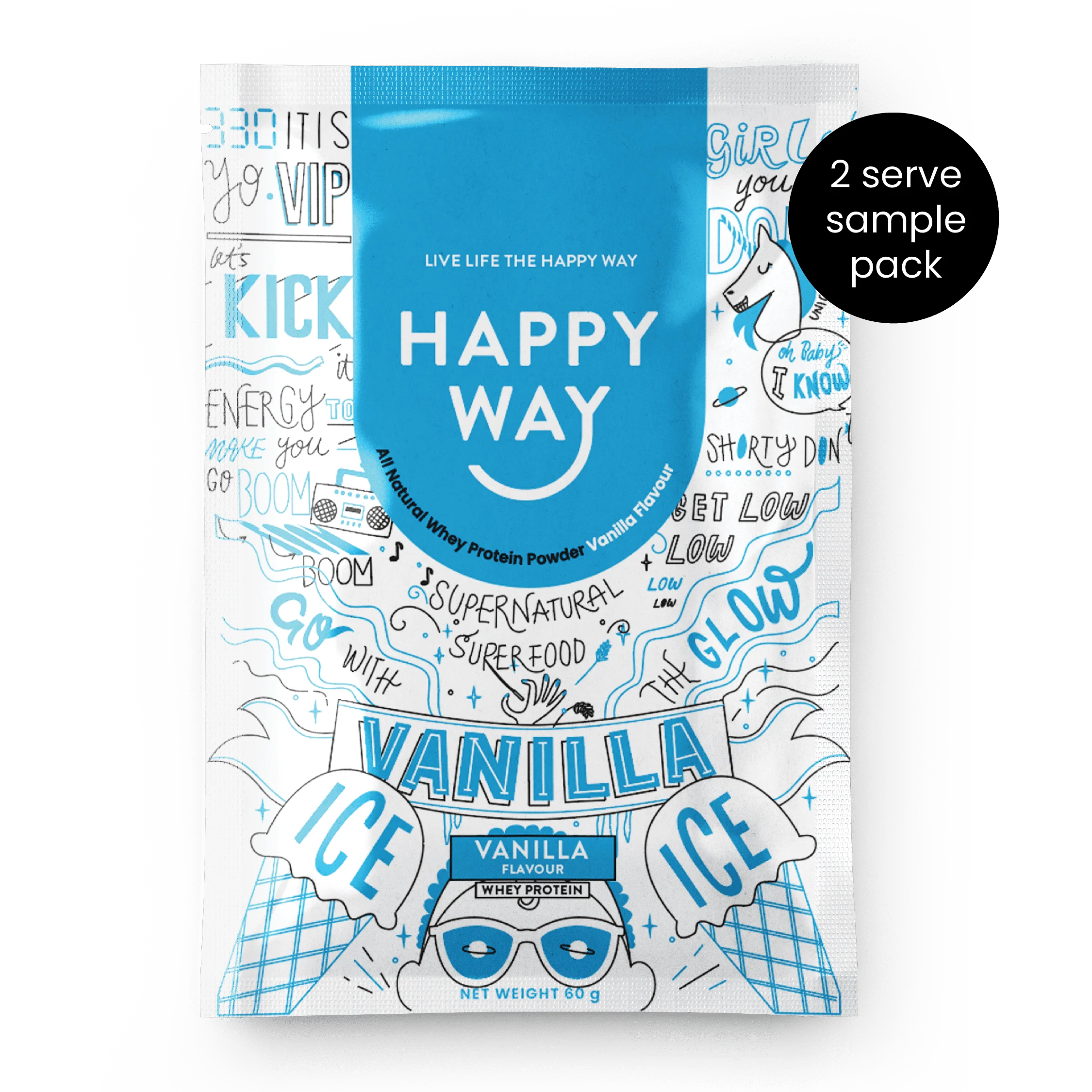 Whey Protein Powder Sample Pack 60g - Image 2